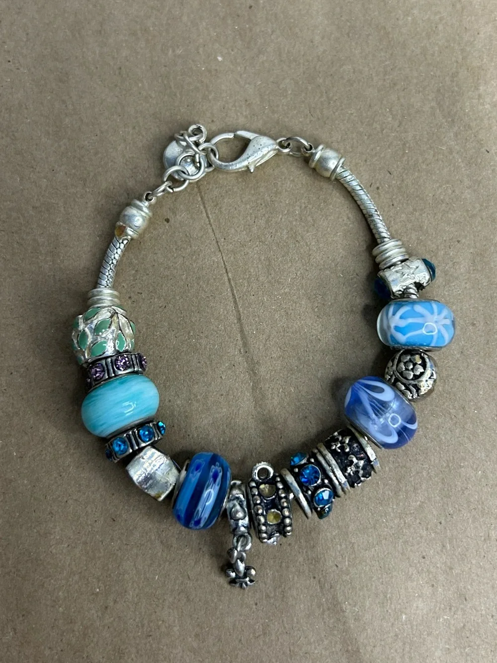 5 for $25🔥Murano Glass Beaded European Style Bracelet